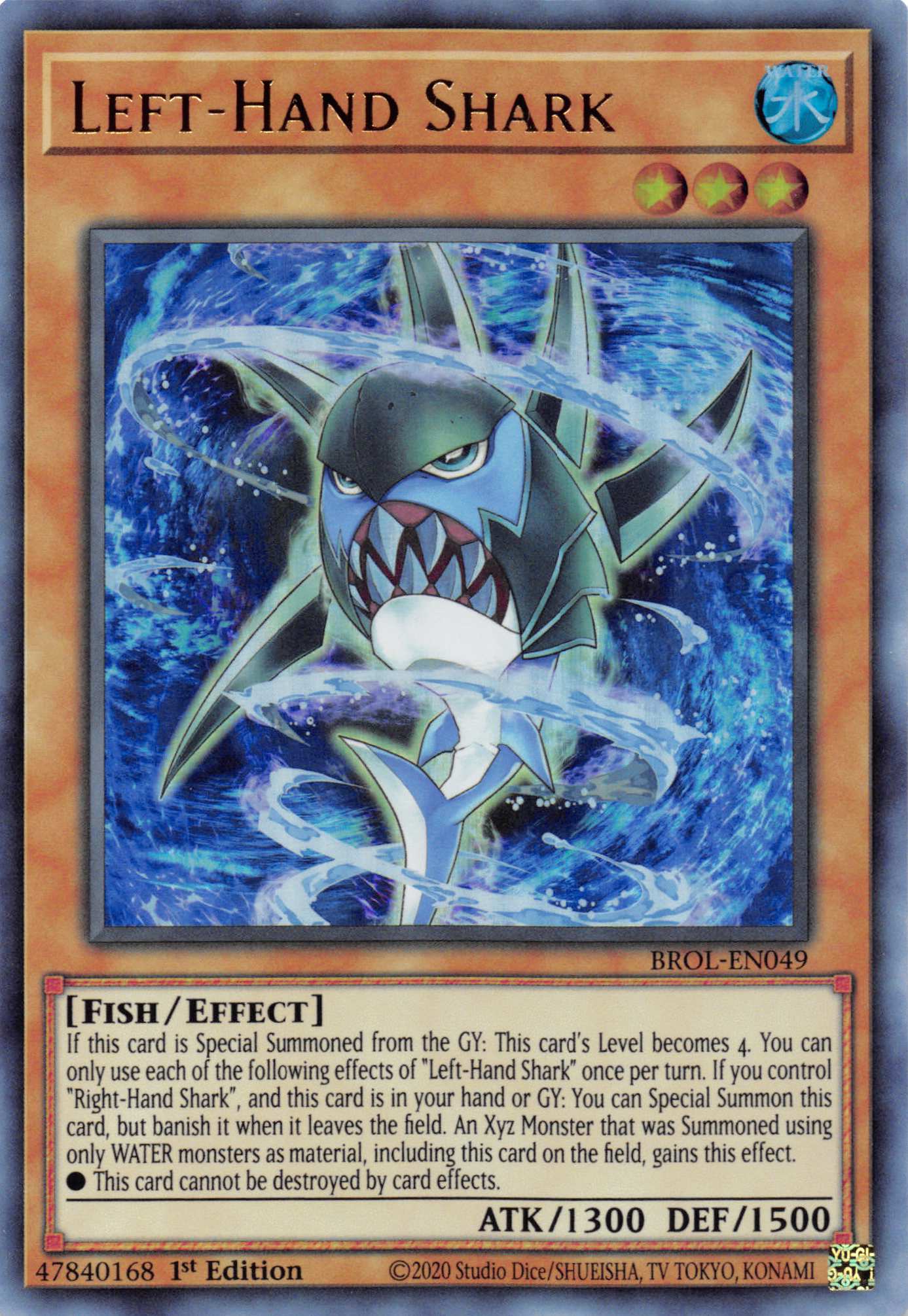 Left-Hand Shark [BROL-EN049] Ultra Rare | Anubis Games and Hobby