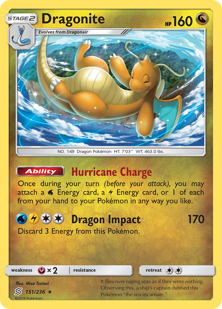 Dragonite (151/236) [Sun & Moon: Unified Minds] | Anubis Games and Hobby