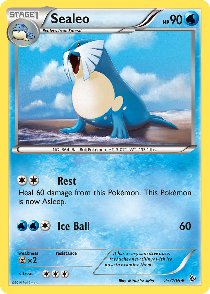 Sealeo (25/106) [XY: Flashfire] | Anubis Games and Hobby