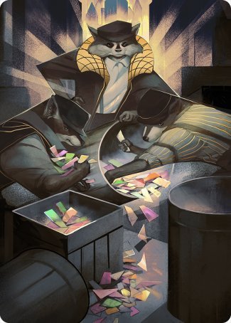 Masked Bandits Art Card [Streets of New Capenna Art Series] | Anubis Games and Hobby