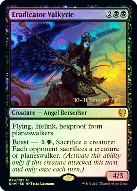 Eradicator Valkyrie [Kaldheim Prerelease Promos] | Anubis Games and Hobby