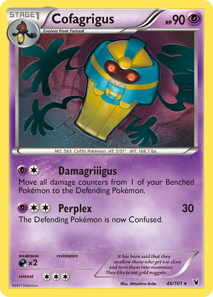 Cofagrigus (46/101) [Black & White: Noble Victories] | Anubis Games and Hobby