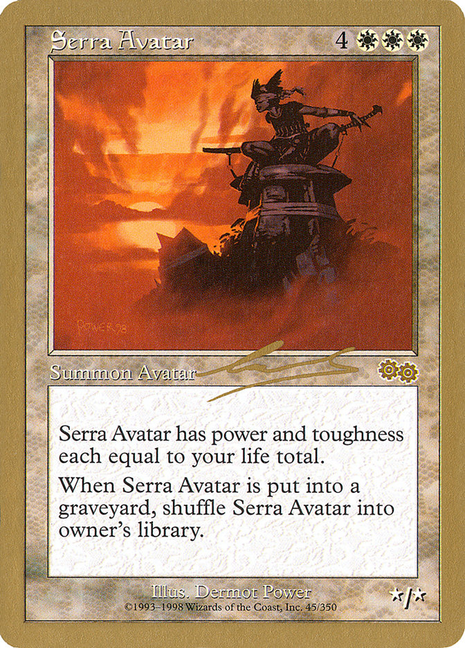 Serra Avatar (Nicolas Labarre) [World Championship Decks 2000] | Anubis Games and Hobby