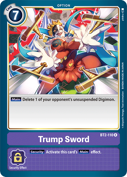 Trump Sword [BT2-110] [Release Special Booster Ver.1.0] | Anubis Games and Hobby