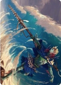 Tazeem Roilmage Art Card [Zendikar Rising Art Series] | Anubis Games and Hobby