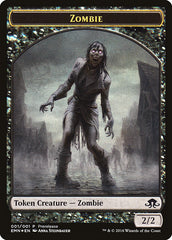 Zombie // Zombie Double-Sided Token [Eldritch Moon Prerelease Promos] | Anubis Games and Hobby