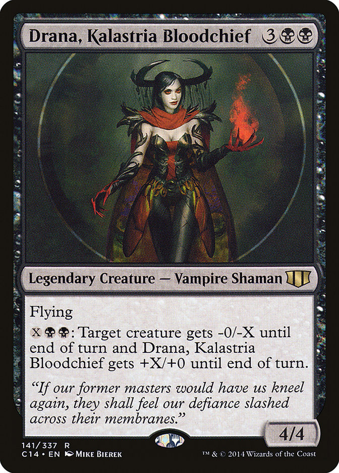 Drana, Kalastria Bloodchief [Commander 2014] | Anubis Games and Hobby