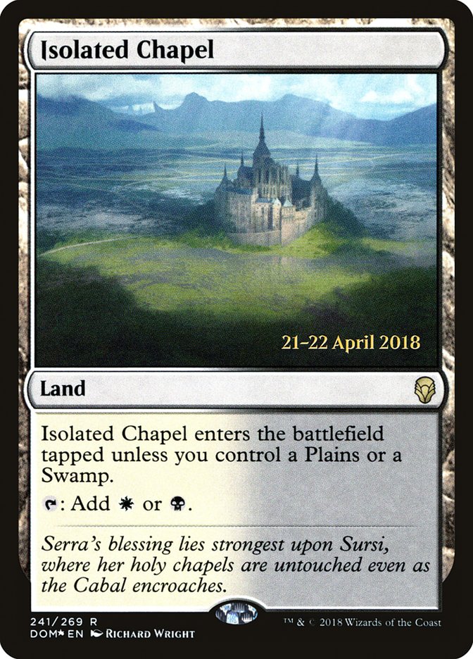 Isolated Chapel [Dominaria Prerelease Promos] | Anubis Games and Hobby