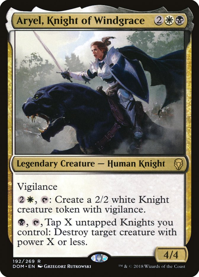 Aryel, Knight of Windgrace [Dominaria] | Anubis Games and Hobby