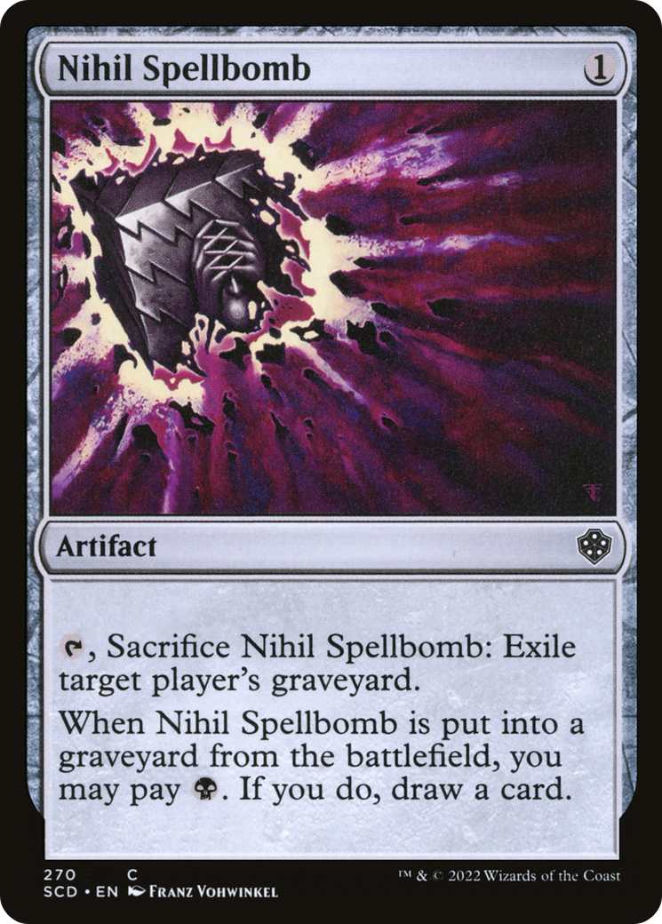 Nihil Spellbomb [Starter Commander Decks] | Anubis Games and Hobby