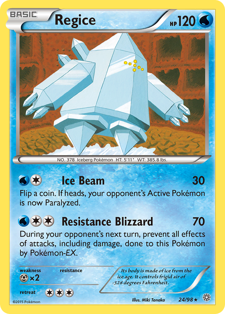 Regice (24/98) [XY: Ancient Origins] | Anubis Games and Hobby