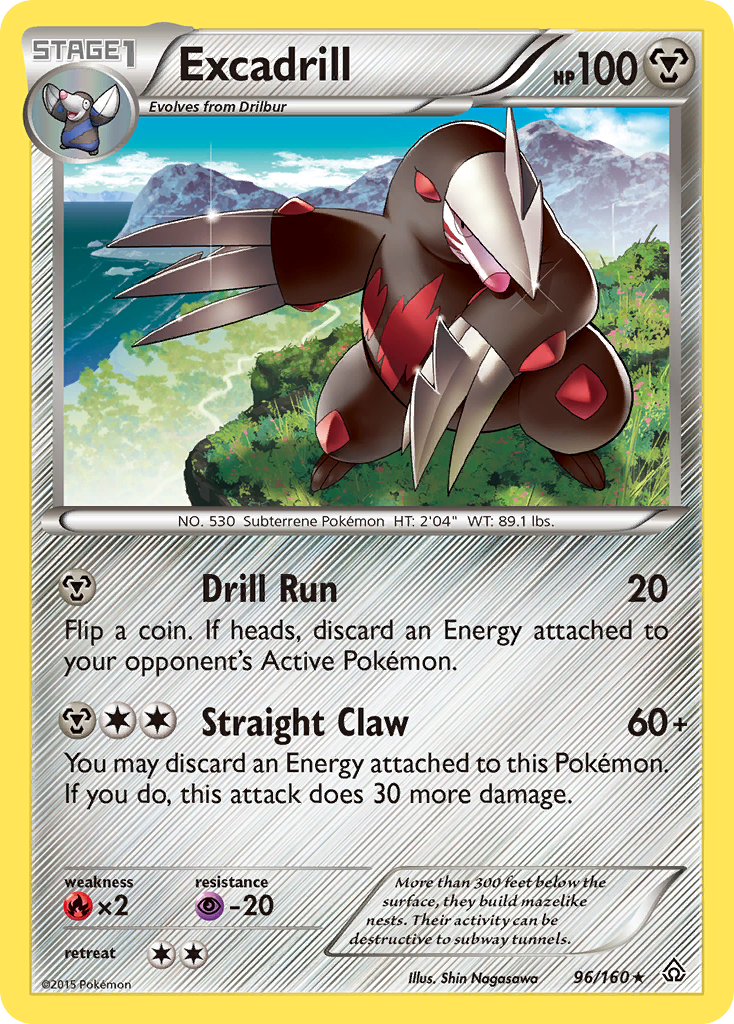 Excadrill (96/160) [XY: Primal Clash] | Anubis Games and Hobby