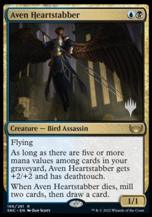 Aven Heartstabber (Promo Pack) [Streets of New Capenna Promos] | Anubis Games and Hobby