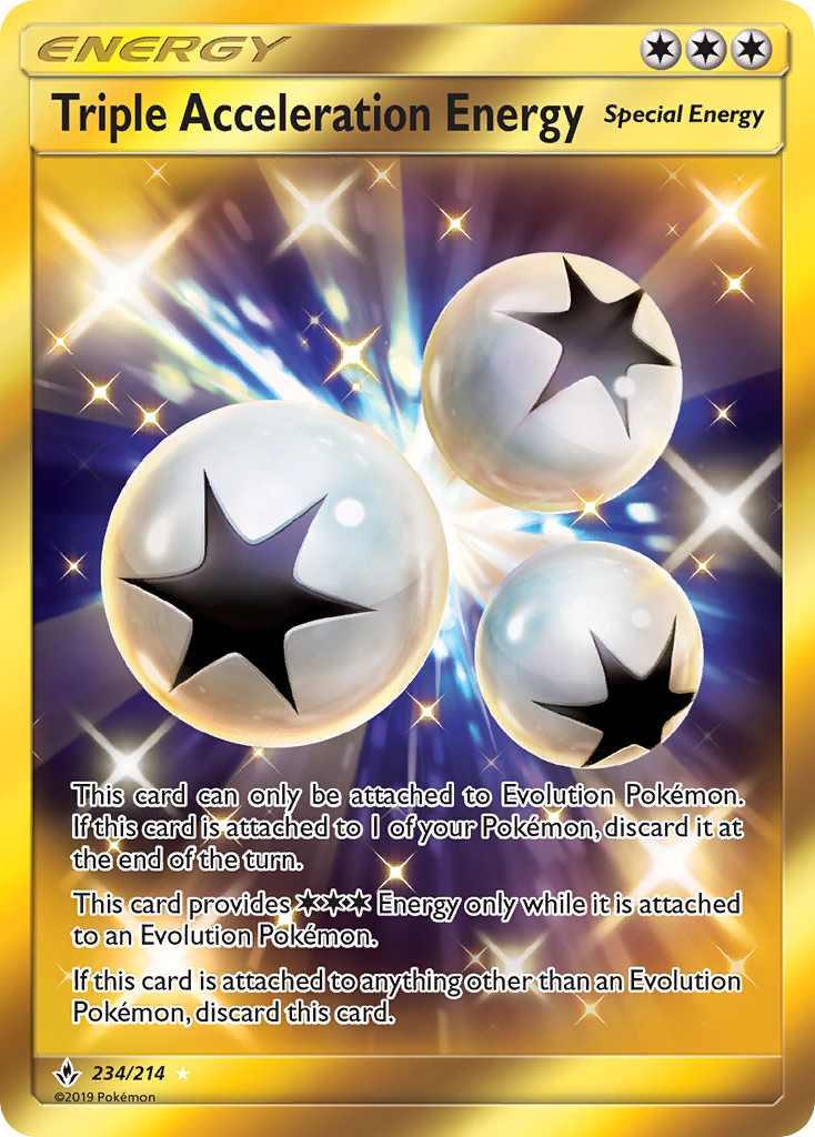 Triple Acceleration Energy (234/214) [Sun & Moon: Unbroken Bonds] | Anubis Games and Hobby