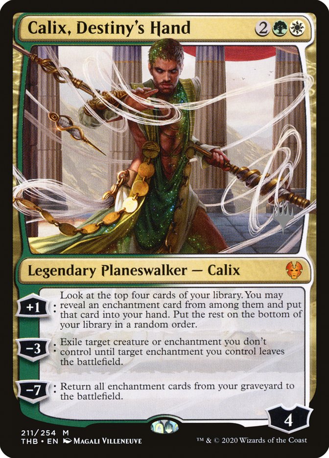 Calix, Destiny's Hand (Promo Pack) [Theros Beyond Death Promos] | Anubis Games and Hobby