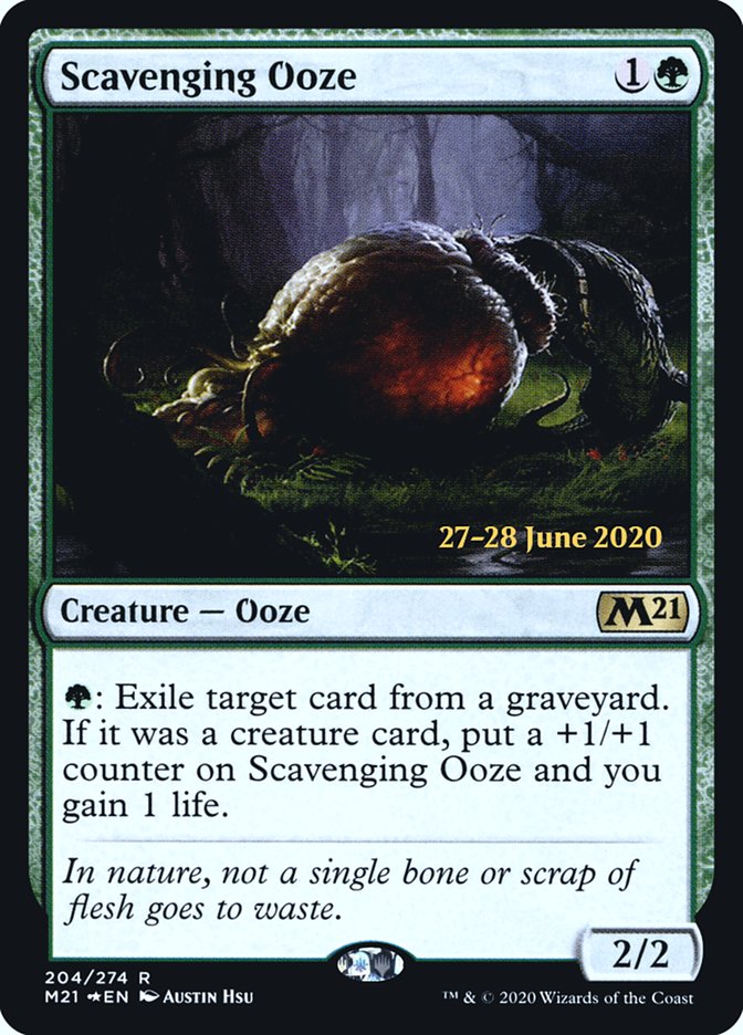 Scavenging Ooze [Core Set 2021 Prerelease Promos] | Anubis Games and Hobby