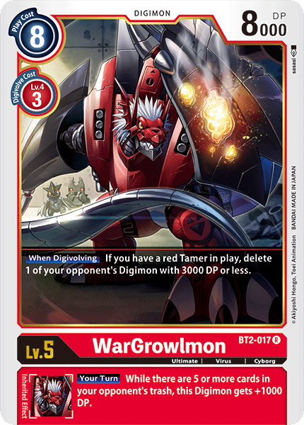 WarGrowlmon [BT2-017] [Release Special Booster Ver.1.0] | Anubis Games and Hobby