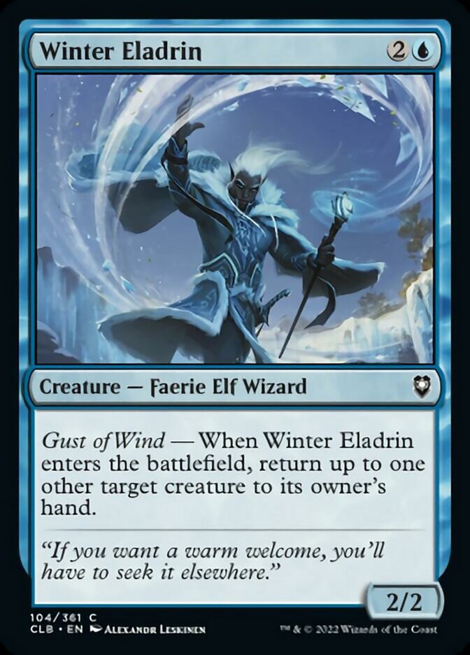 Winter Eladrin [Commander Legends: Battle for Baldur's Gate] | Anubis Games and Hobby