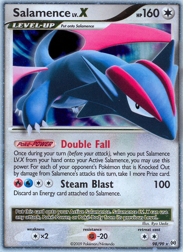 Salamence LV.X (98/99) [Platinum: Arceus] | Anubis Games and Hobby