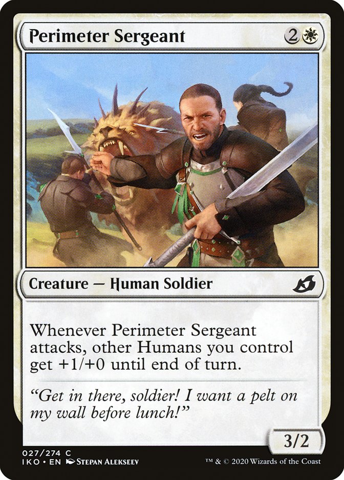 Perimeter Sergeant [Ikoria: Lair of Behemoths] | Anubis Games and Hobby