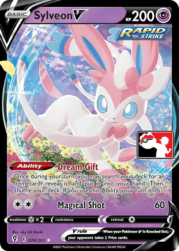 Sylveon V (074/203) [Prize Pack Series One] | Anubis Games and Hobby