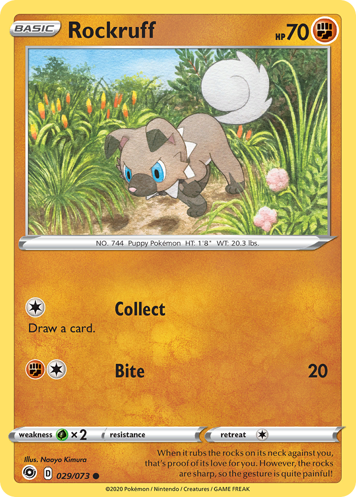 Rockruff (029/073) [Sword & Shield: Champion's Path] | Anubis Games and Hobby