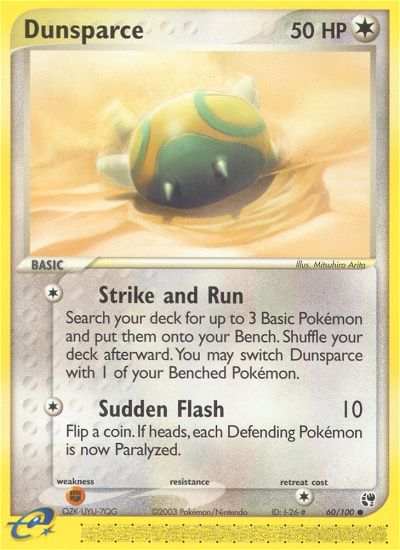 Dunsparce (60/100) [EX: Sandstorm] | Anubis Games and Hobby