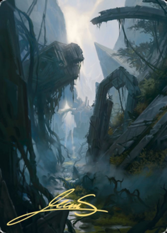 Swamp 2 Art Card (Gold-Stamped Signature) [Zendikar Rising Art Series] | Anubis Games and Hobby