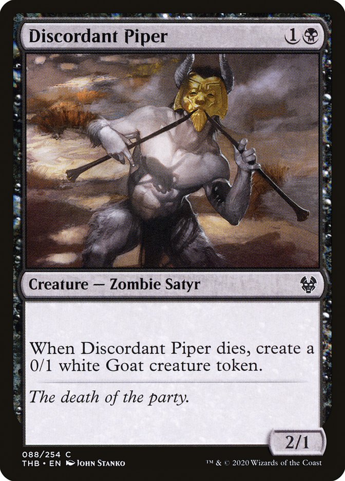 Discordant Piper [Theros Beyond Death] | Anubis Games and Hobby