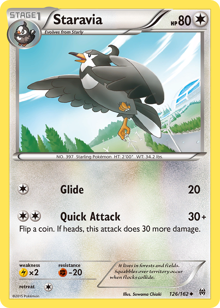 Staravia (126/162) [XY: BREAKthrough] | Anubis Games and Hobby