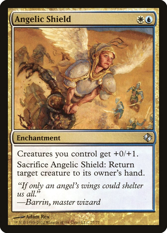 Angelic Shield [Duel Decks: Venser vs. Koth] | Anubis Games and Hobby