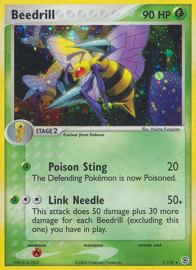 Beedrill (1/112) [EX: FireRed & LeafGreen] | Anubis Games and Hobby