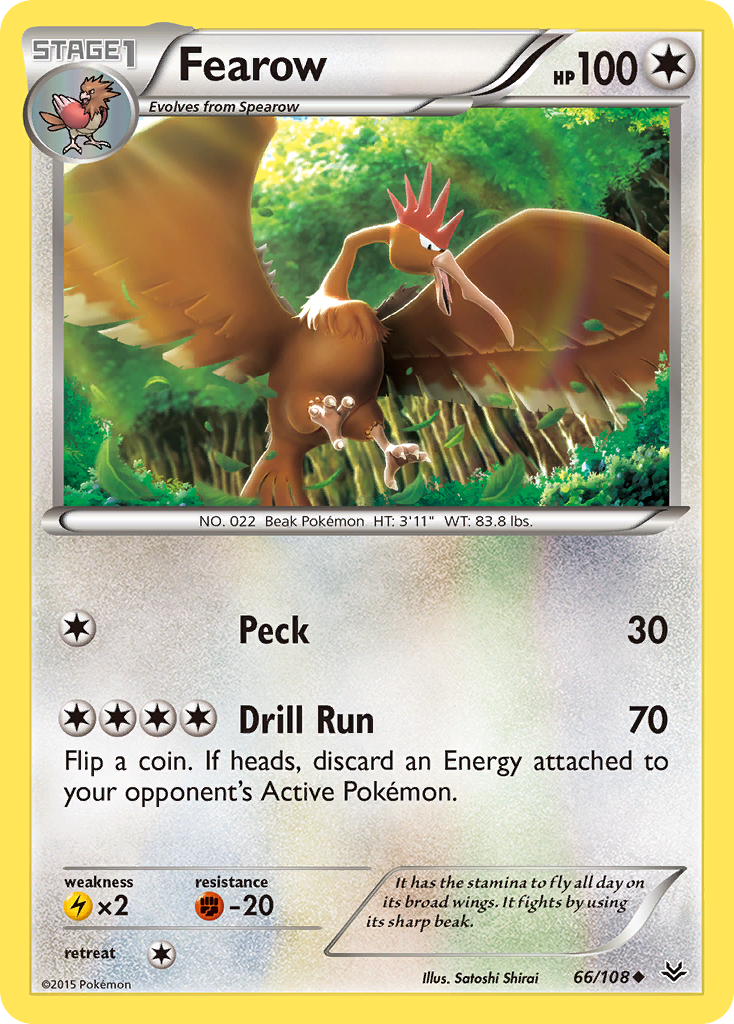 Fearow (66/108) [XY: Roaring Skies] | Anubis Games and Hobby