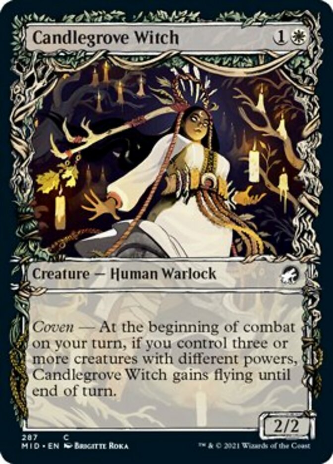 Candlegrove Witch (Showcase Equinox) [Innistrad: Midnight Hunt] | Anubis Games and Hobby