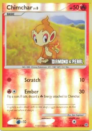 Chimchar (76/130) [Burger King Promos: 2008 Collection] | Anubis Games and Hobby