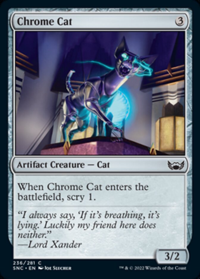 Chrome Cat [Streets of New Capenna] | Anubis Games and Hobby