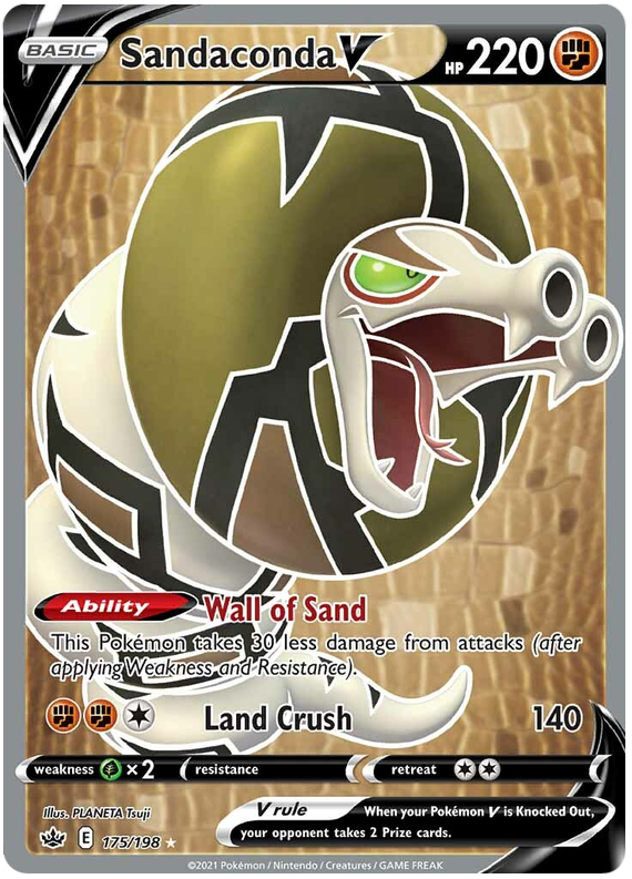 Sandaconda V (175/198) [Sword & Shield: Chilling Reign] | Anubis Games and Hobby