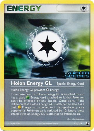 Holon Energy GL (105/113) (Stamped) [EX: Delta Species] | Anubis Games and Hobby