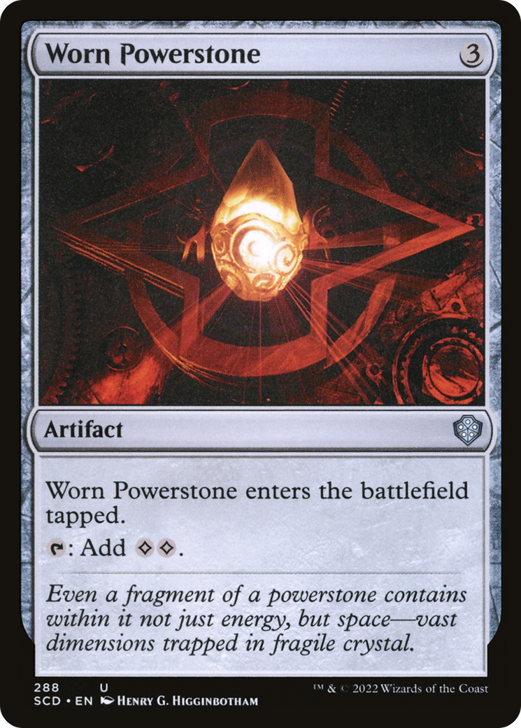 Worn Powerstone [Starter Commander Decks] | Anubis Games and Hobby