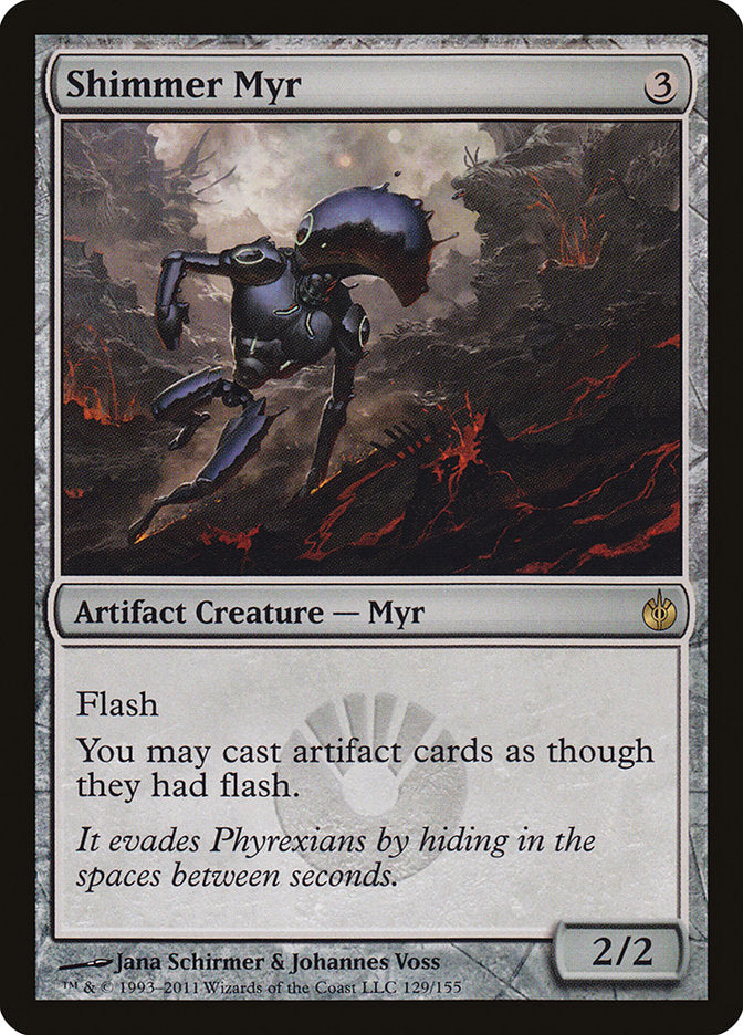 Shimmer Myr [Mirrodin Besieged] | Anubis Games and Hobby