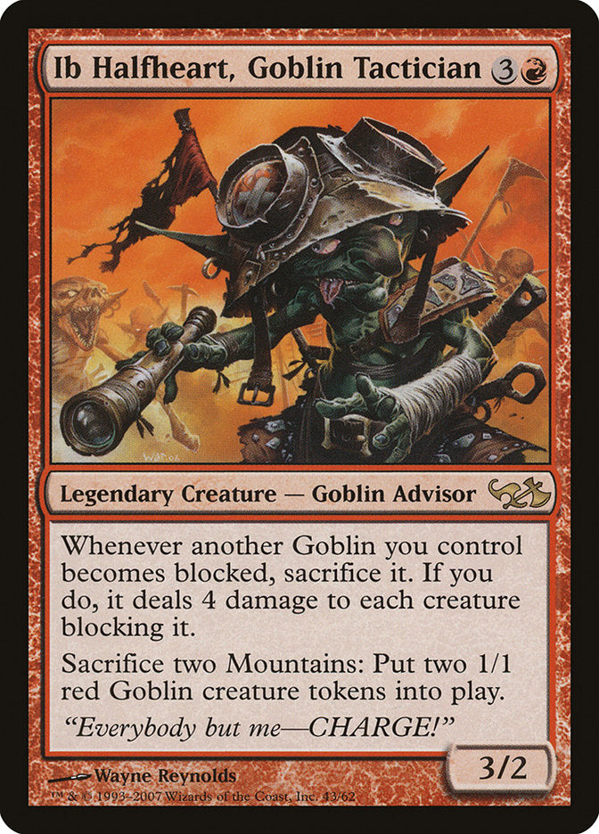 Ib Halfheart, Goblin Tactician [Duel Decks: Elves vs. Goblins] | Anubis Games and Hobby