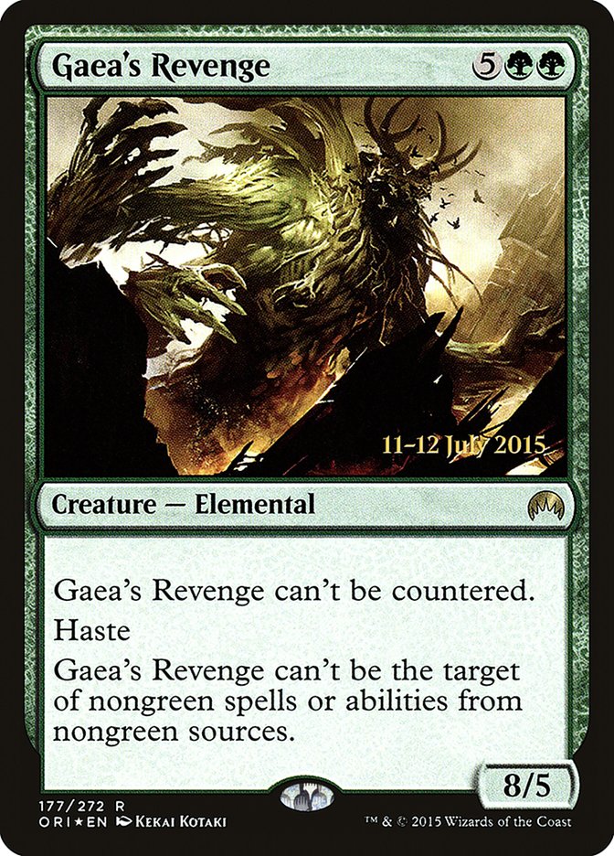 Gaea's Revenge [Magic Origins Prerelease Promos] | Anubis Games and Hobby