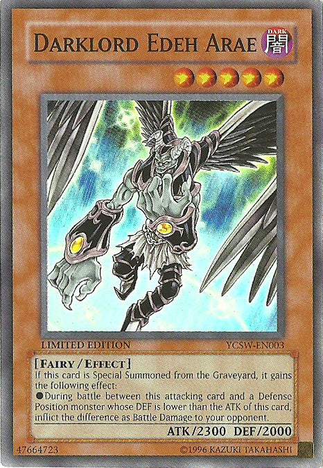 Darklord Edeh Arae [YCSW-EN003] Super Rare | Anubis Games and Hobby