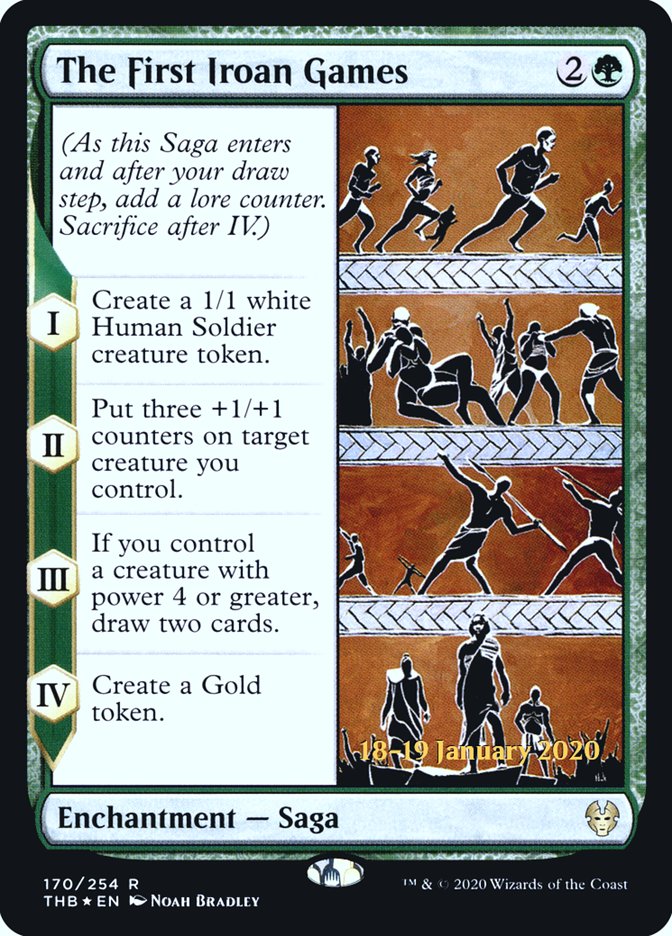 The First Iroan Games [Theros Beyond Death Prerelease Promos] | Anubis Games and Hobby