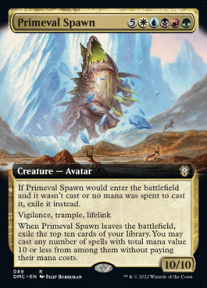 Primeval Spawn (Extended Art) [Dominaria United Commander] | Anubis Games and Hobby