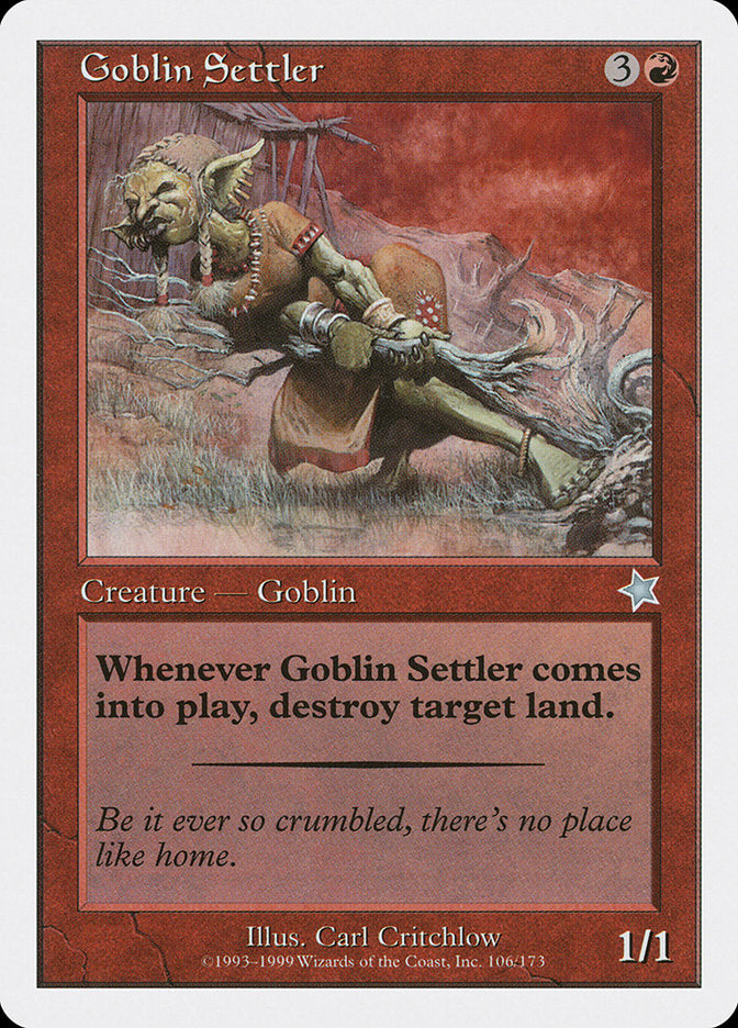 Goblin Settler [Starter 1999] | Anubis Games and Hobby