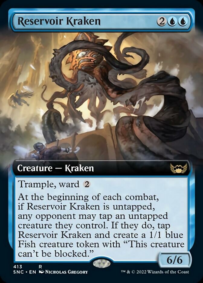Reservoir Kraken (Extended Art) [Streets of New Capenna] | Anubis Games and Hobby
