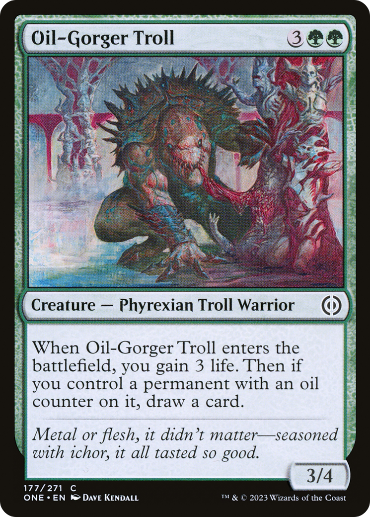 Oil-Gorger Troll [Phyrexia: All Will Be One] | Anubis Games and Hobby