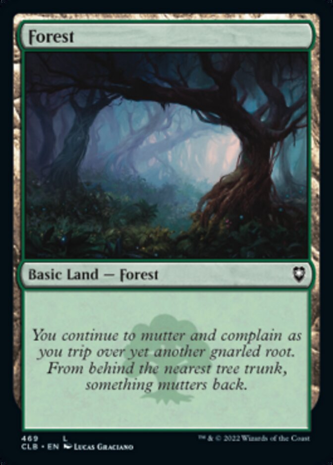 Forest (469) [Commander Legends: Battle for Baldur's Gate] | Anubis Games and Hobby