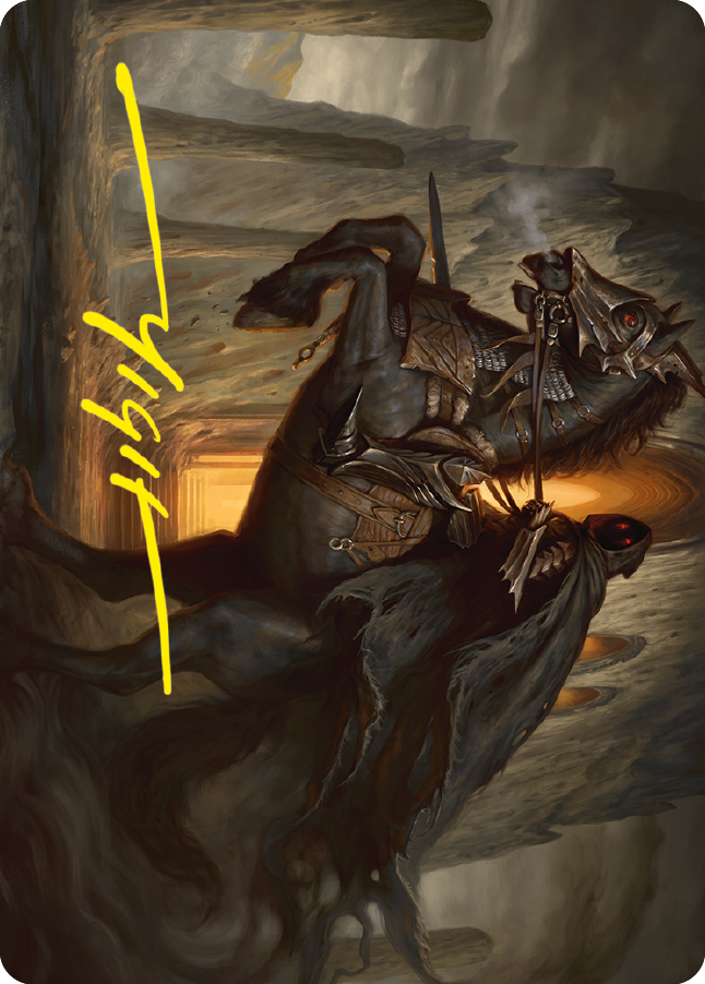 Nazgul Art Card (Gold-Stamped Signature) [The Lord of the Rings: Tales of Middle-earth Art Series] | Anubis Games and Hobby